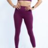 SPORT YOGA LEGGINGS-Dark Purple - Imagen 2