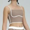Chic SportsBra (Nude/White)
